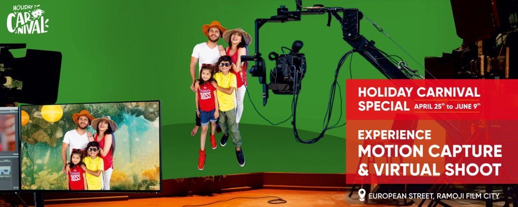 Holiday Carnival Special experience Motion Capture Virtual Shoot at Ramoji Film City